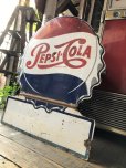 画像16: Vintage Mexican Pepsi Cola Bottle Cap Metal Store Sign (C103)