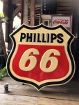 画像1: 【店舗引き取り限定】 Vintage Original PHILLIPS 66 Gas Station Lighted Sign Huge (C107) (1)