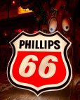 画像16: 【店舗引き取り限定】 Vintage Original PHILLIPS 66 Gas Station Lighted Sign Huge (C107)