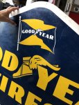 画像11: Vintage Goodyear Tires Double Sided Porcelain Sign (C108)