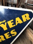 画像12: Vintage Goodyear Tires Double Sided Porcelain Sign (C108)