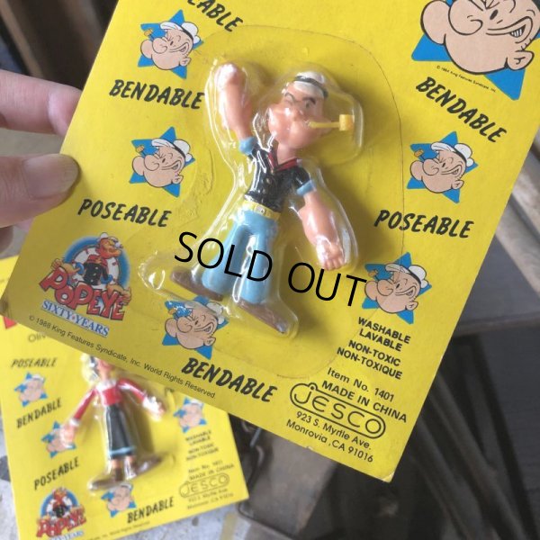 画像8: 80s Vintage Popeye Bendable Set (C109)