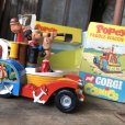 画像16: 60s Vintage Popeye CORGI Comics Die-cast Paddle Wagon (C110)