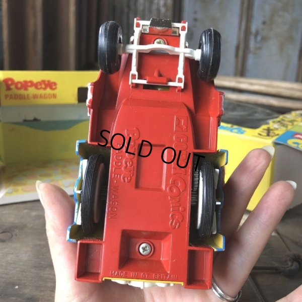 画像15: 60s Vintage Popeye CORGI Comics Die-cast Paddle Wagon (C110)