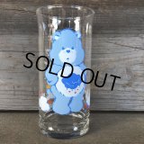 80s Vintage Glass Pizza Hut Care Bear Grumpy (C130)