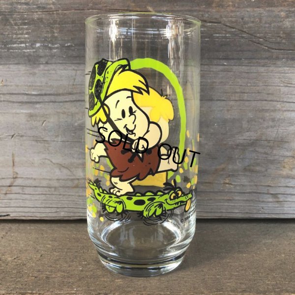 画像3: 80s Vintage Glass Pizza Hut Flintstone Kids Barney (C121)