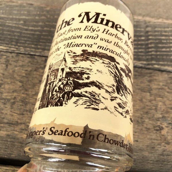 画像4: 70s Vintage Glass Skipper's Seafood Restaurant (C138)