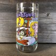 画像1: 90s Vintage Glass Hardee's Flintstones (C124) (1)