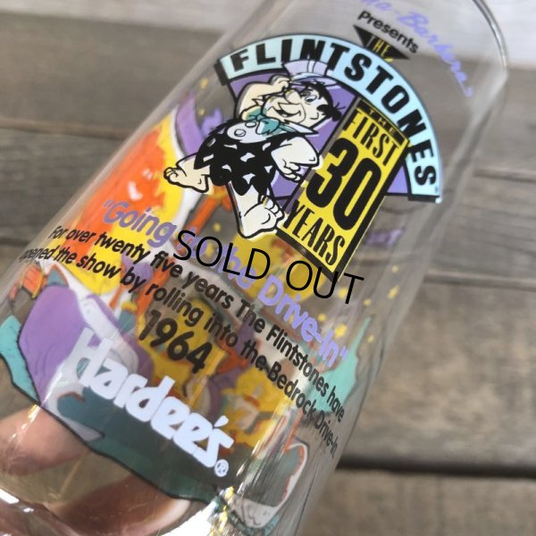 画像6: 90s Vintage Glass Hardee's Flintstones (C124)