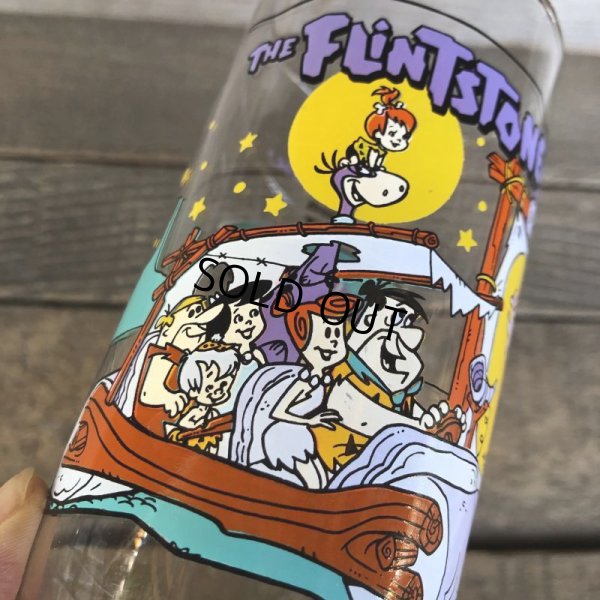 画像4: 90s Vintage Glass Hardee's Flintstones (C124)