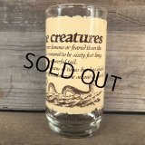 70s Vintage Glass Skipper's Seafood Restaurant (C137)
