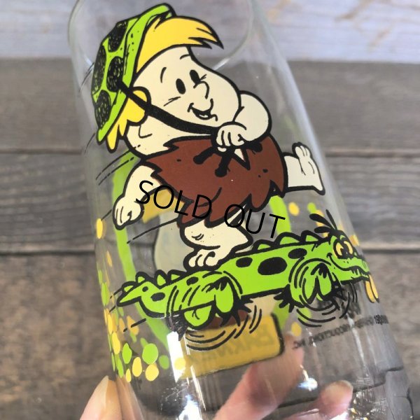 画像6: 80s Vintage Glass Pizza Hut Flintstone Kids Barney (C121)