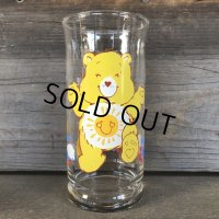 80s Vintage Glass Pizza Hut Care Bear Funshine (C128)