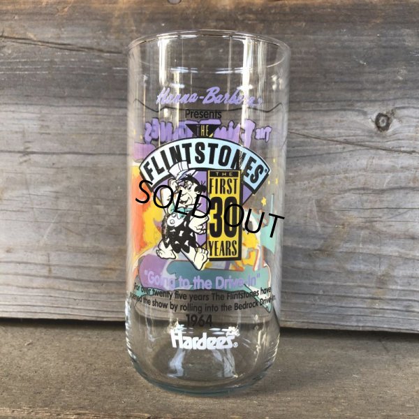 画像3: 90s Vintage Glass Hardee's Flintstones (C124)