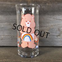 80s Vintage Glass Pizza Hut Care Bear Cheer (C129)
