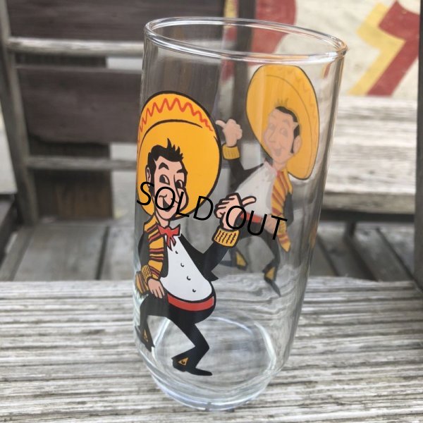 画像3: 70s Vintage Glass Pancho's Meican Restaurant (C139)