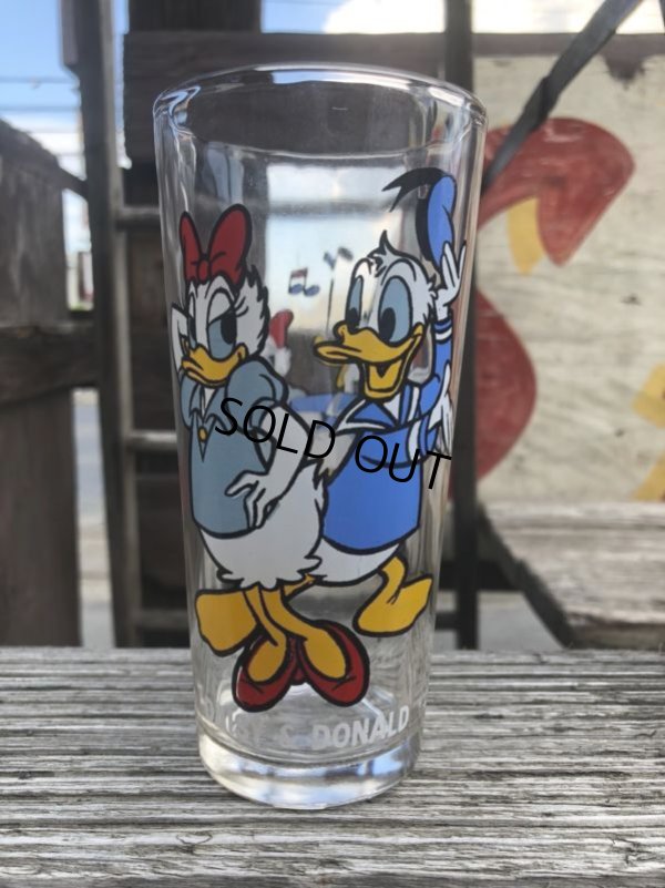 画像1: 70s Vintage Pepsi Glass Daisy & Donald (C152)