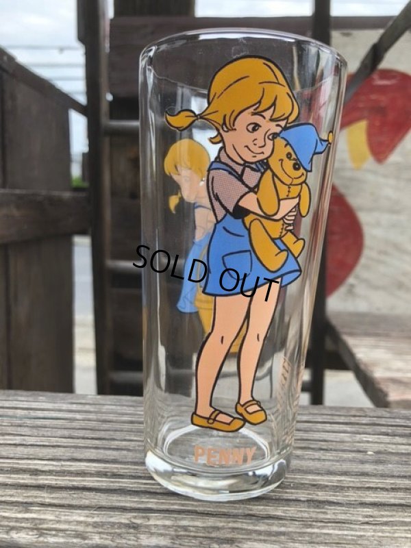 画像1: 70s Vintage Pepsi Glass THE RESCUERS Penny (C157 )