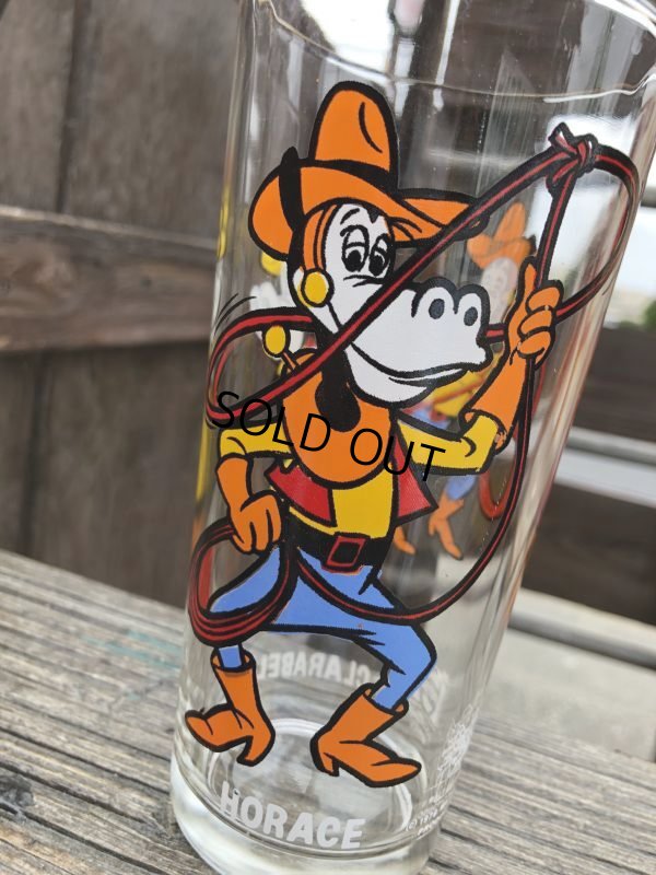 画像7: 70s Vintage Pepsi Glass Horace & Clarabelle (C153)