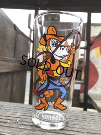 70s Vintage Pepsi Glass Horace & Clarabelle (C153)