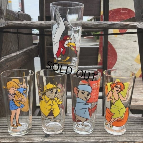 画像8: 70s Vintage Pepsi Glass THE RESCUERS Bernard (C154)