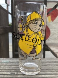 70s Vintage Pepsi Glass THE RESCUERS Bernard (C154)