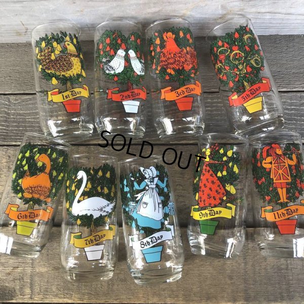 画像8: 70s Vintage Pepsi Glass 12 Days of Christmas 7th Day (C143)