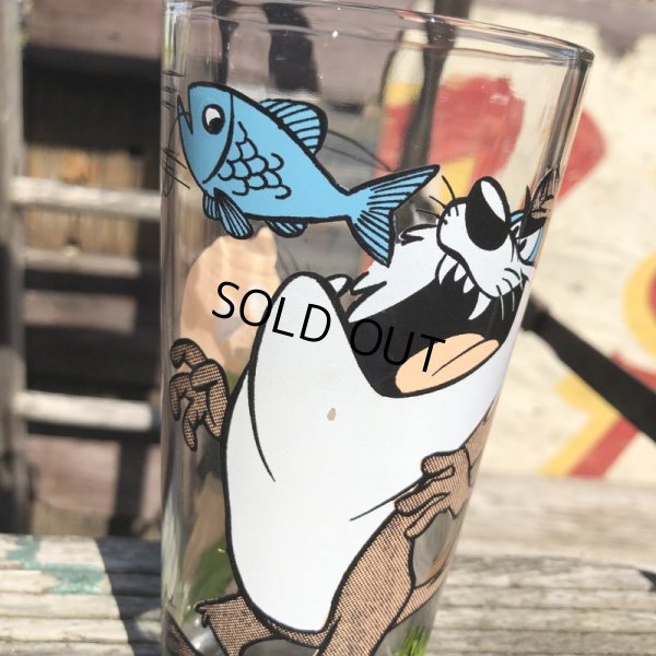画像6: 70s Vintage Pepsi Glass Taz & Porky Pig (C169)