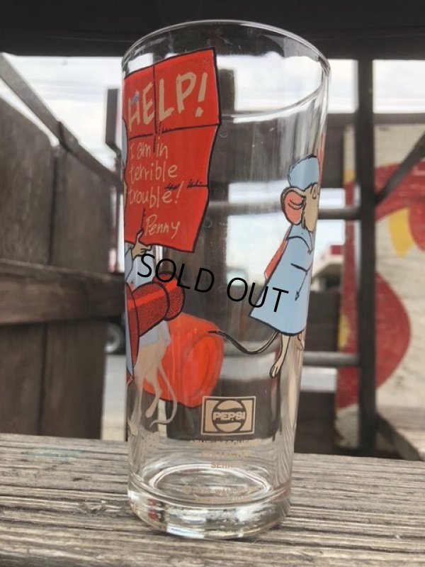 画像2: 70s Vintage Pepsi Glass THE RESCUERS Bianca (C155)