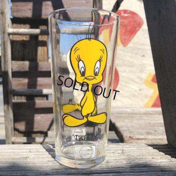 画像3: 70s Vintage Pepsi Glass Tweety (C163)