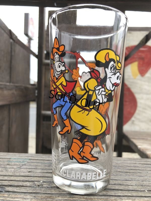 画像3: 70s Vintage Pepsi Glass Horace & Clarabelle (C153)