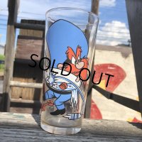70s Vintage Pepsi Glass Yosemite Sam & Speedy Gonzales (C170)