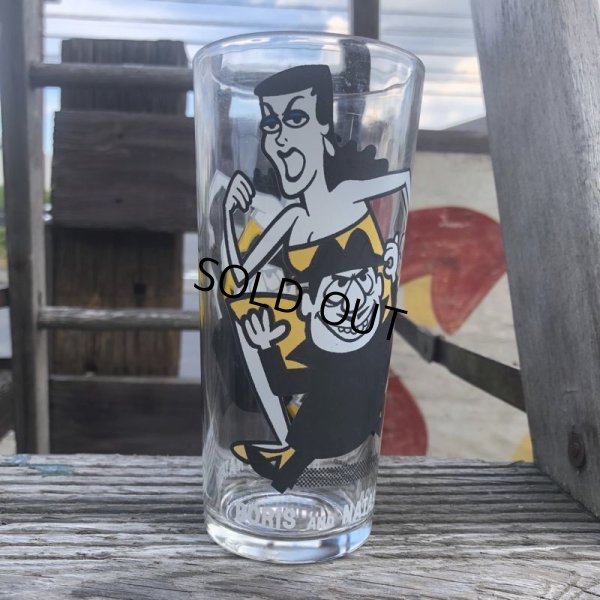 画像7: 70s Vintage Pepsi Glass Boris & Natasha (C172)