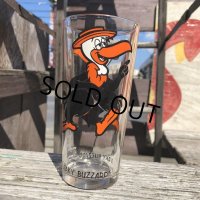 70s Vintage Pepsi Glass Beaky Buzzard (C159)