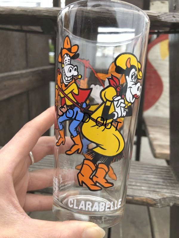 画像9: 70s Vintage Pepsi Glass Horace & Clarabelle (C153)