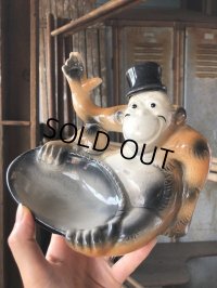 1960s Cal Themes U.S.A. Monkey Ape Dresser Caddy Valet (C177)