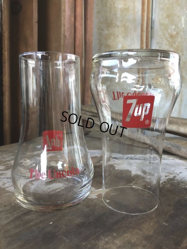 画像7: 70s Vintage 7UP Glass The UnCola Upside Down  (C180)
