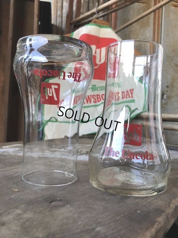 画像4: 70s Vintage 7UP Glass The UnCola Upside Down  (C180)