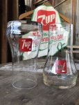 画像5: 70s Vintage 7UP Glass The UnCola Upside Down  (C180)