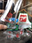 画像9: 70s Vintage 7UP Glass The UnCola Upside Down  (C180)