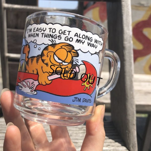 画像5: 80s Vintage ANCHOR HOCKING Glass McDonald's GARFIELD Mug Cup (C184)
