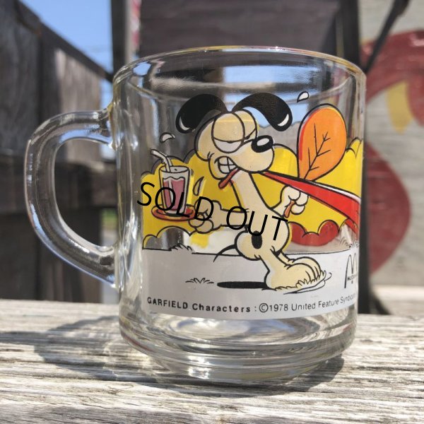 画像3: 80s Vintage ANCHOR HOCKING Glass McDonald's GARFIELD Mug Cup (C186)