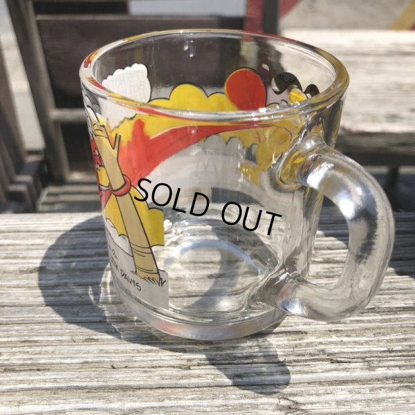 画像4: 80s Vintage ANCHOR HOCKING Glass McDonald's GARFIELD Mug Cup (C186)