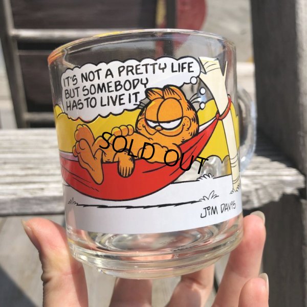 画像6: 80s Vintage ANCHOR HOCKING Glass McDonald's GARFIELD Mug Cup (C186)
