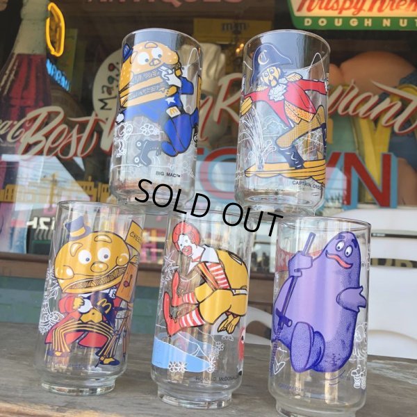画像8: 70s Vintage Glass McDonaland Action Series Captain Crook (C191)