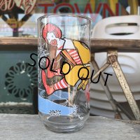 70s Vintage Glass McDonaland Action Series Ronald McDonald (C187)