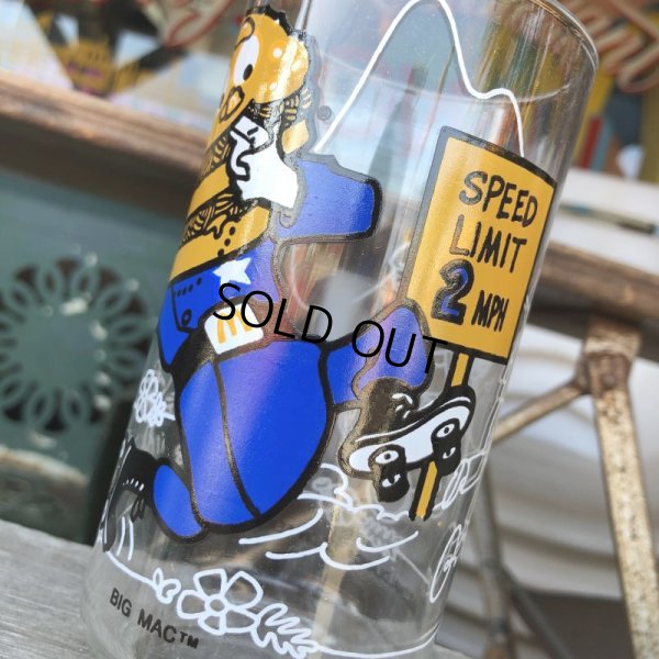 画像6: 70s Vintage Glass McDonaland Action Series Big Mac Police (C190)