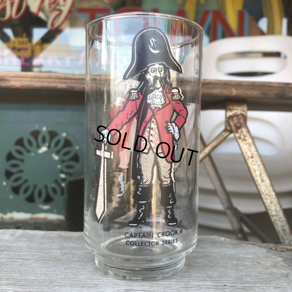 画像1: 70s Vintage Glass McDonaland Collector Series Captain Crook (C192)