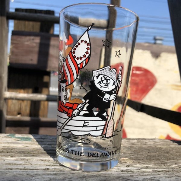 画像2: 70s Vintage Arby's Bicentennial Collector Series Glass ROCKY & BULLWINKLE (C200)