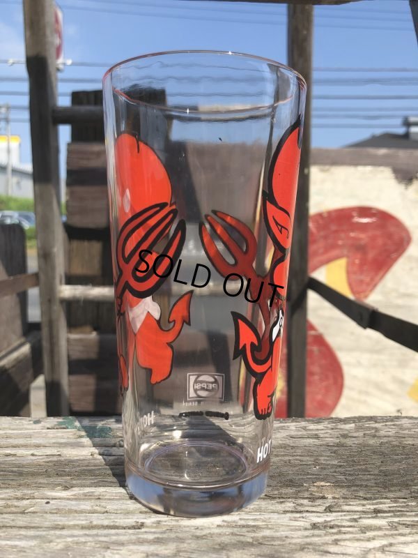 画像4: 70s Vintage Pepsi Glass Hot Stuff (C211)